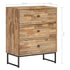 Legore - Sideboard Set 2 Pieces Reclaimed Teak Wood